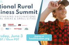 Banner ad that says National Rural Business Summit and gives detail about time, date and sponsors